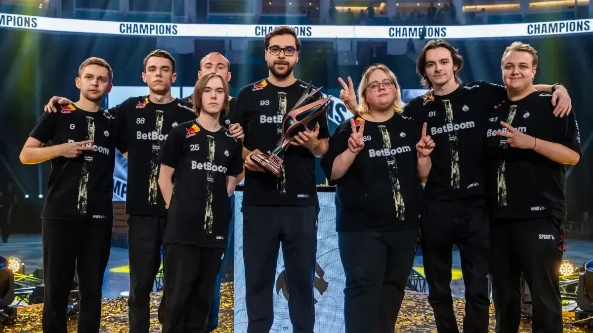 Một hình ảnh về Team Spirit sau chiến thắng của họ tại PGL Astana 2025.