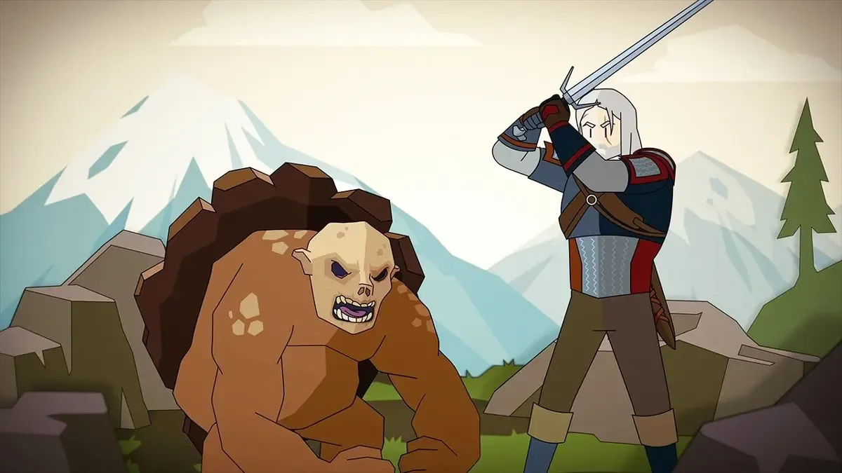 Geralt of Rivia returns in Devolver Digital's new strategy game Reigns The Witcher
