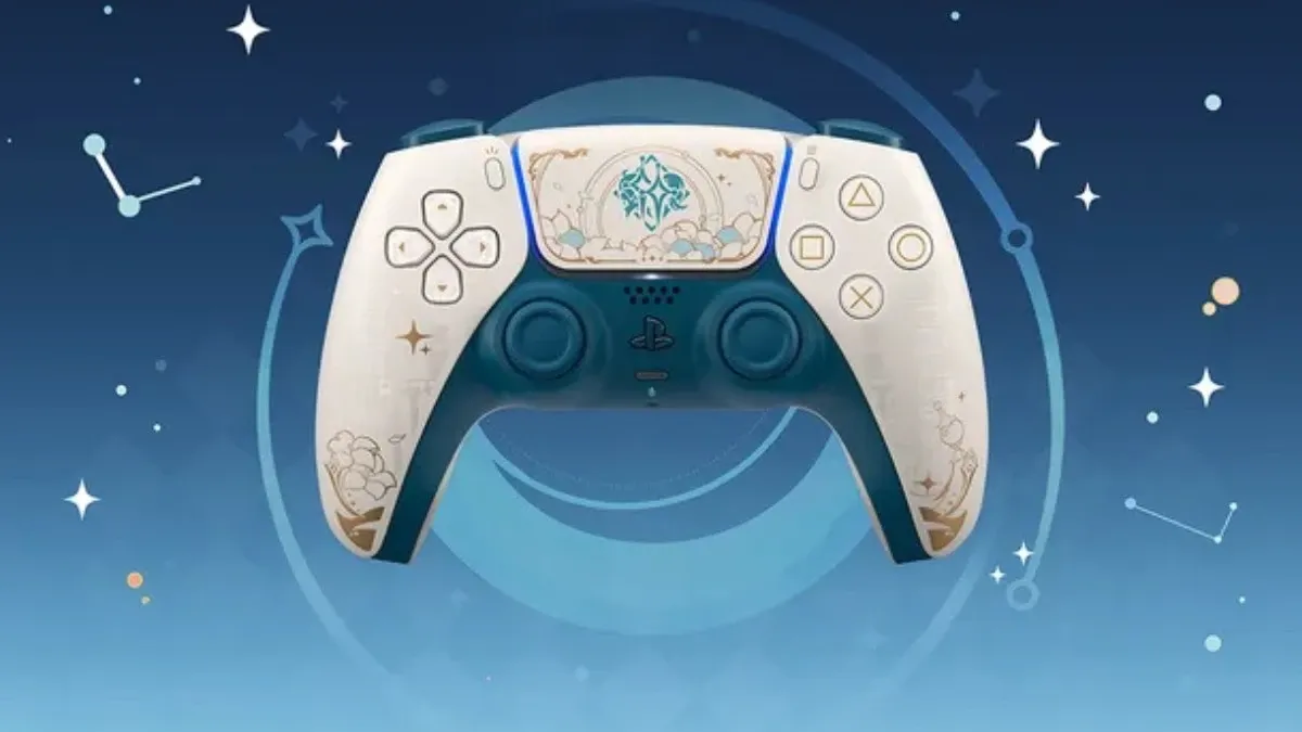 Key visual for the limited Edition Genshin Impact Dualsense controller