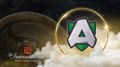 Alliance team logo with the Aegis and TI visuals behind