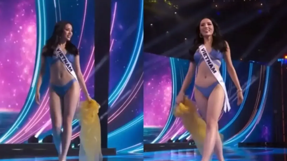 Kỳ Duyên "đốt mắt" với bikini nóng bỏng tại chung kết Miss Universe 2024