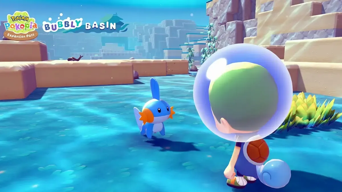 Mudkip in Pokopia