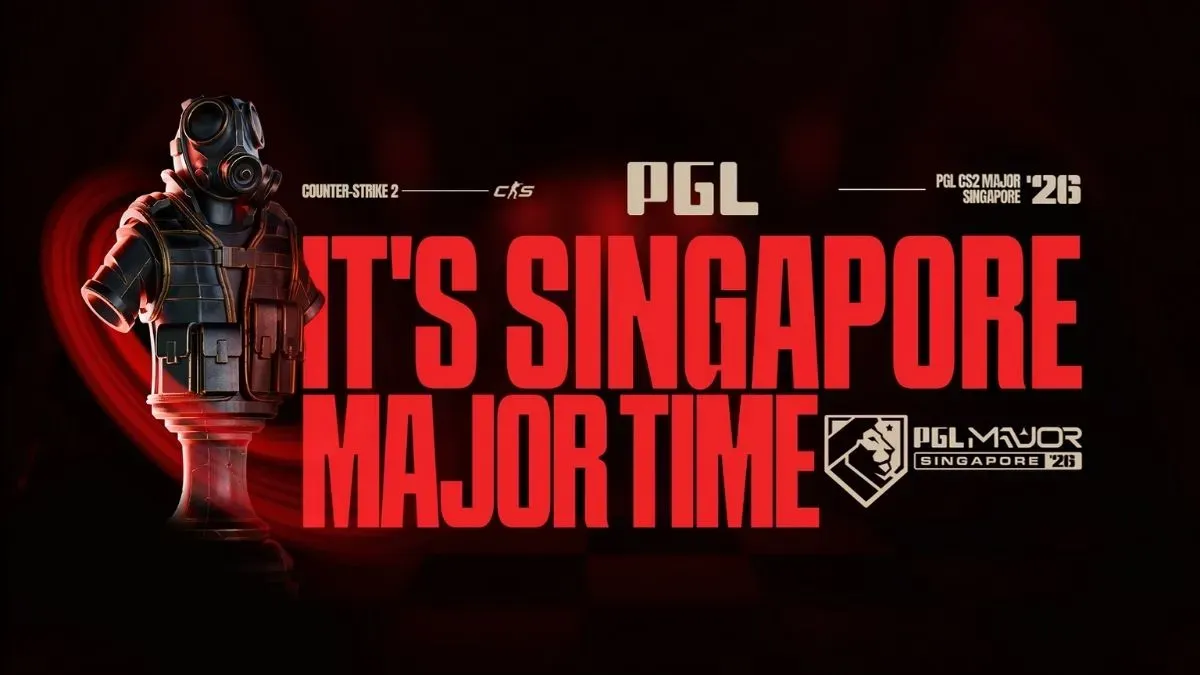 PGL Major Singapore 2026 artwork.