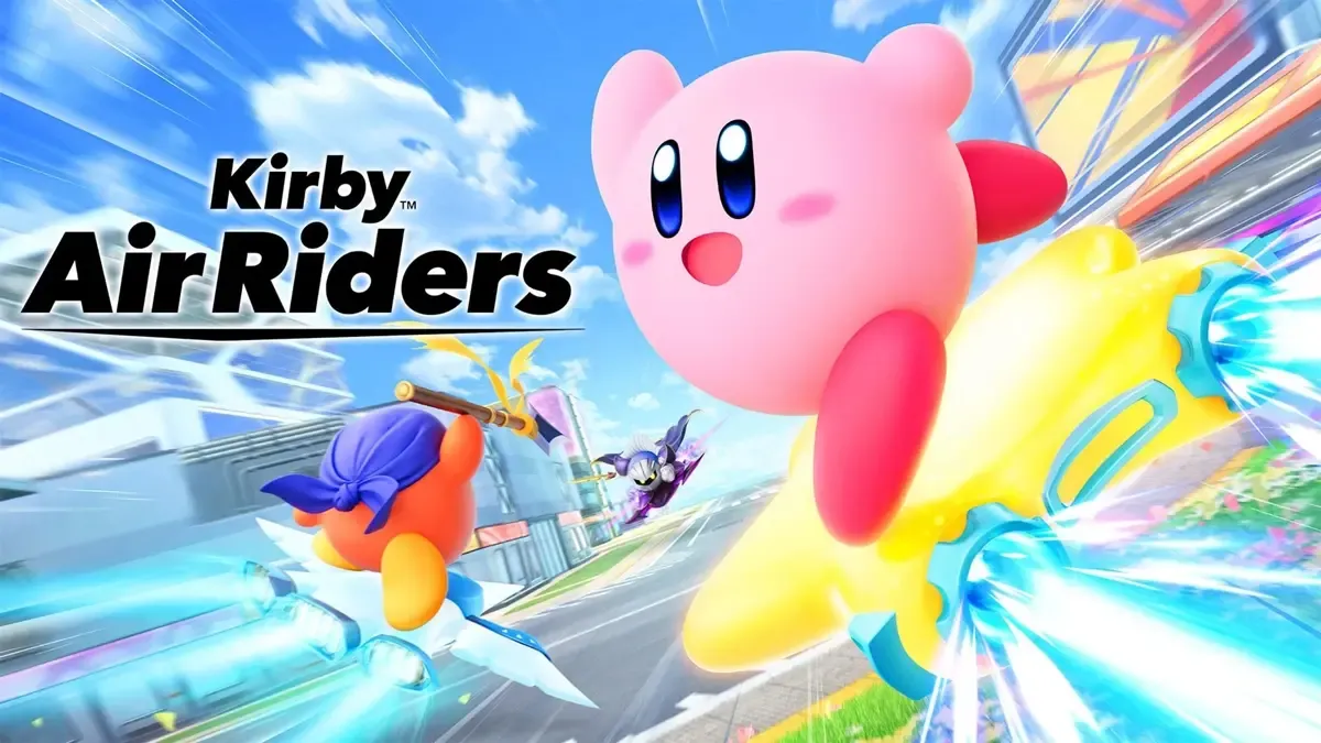 Cover art for Kirby Air Riders.