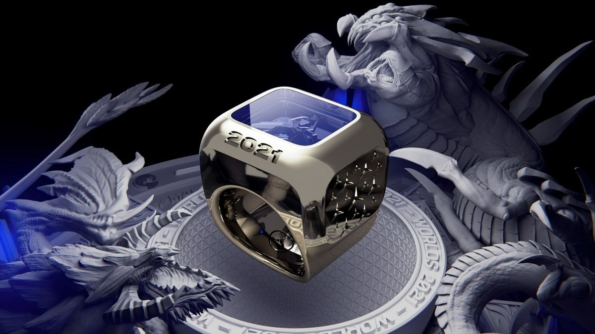 worlds 2021 championship rings riot games mercedes-benz
