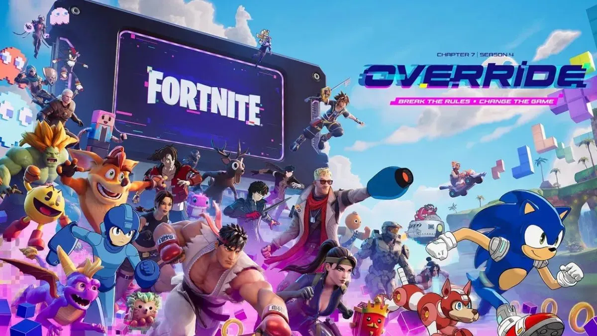 Fortnite Chapter 7 Season 4 Override brings Sonic, Kingdom Hearts, Mega Man and more