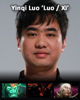 <b>Name</b>: Yinqi Luo<br \><br \><b>Age</b>: -<br \><b>Position</b>: Carry<br \><b>All-time winrate</b>: 46%<br \><b>Last month</b>: 50%<br \><br \><b>Wraith King:</b> 8-3<br \><b>Shadow Fiend</b>: 12-9<br \><b>Invoker</b>: 9-5</strong></span></p> c575d63498e3d43b64266ce43a98fd7e49476b25045b5d561e706d6e11.jpg