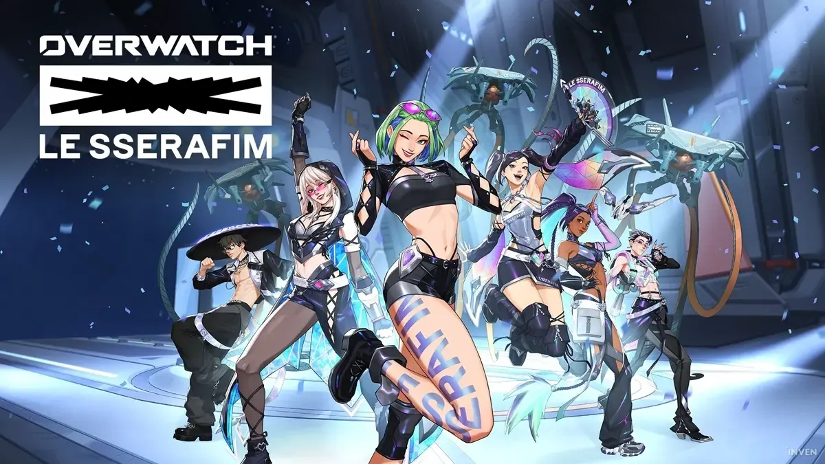 Overwatch x LE SSERAFIM 2026 collab adds K-pop skins for Moira, D.Mon, and more in new roadmap