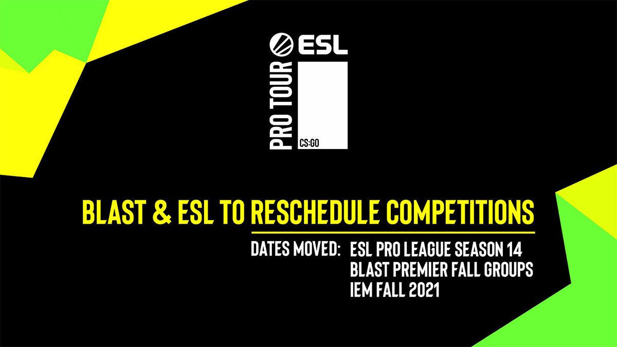 ESL & BLAST Schedule announcement