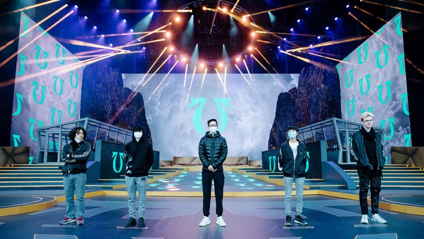 Team Undying on Ti10 stage