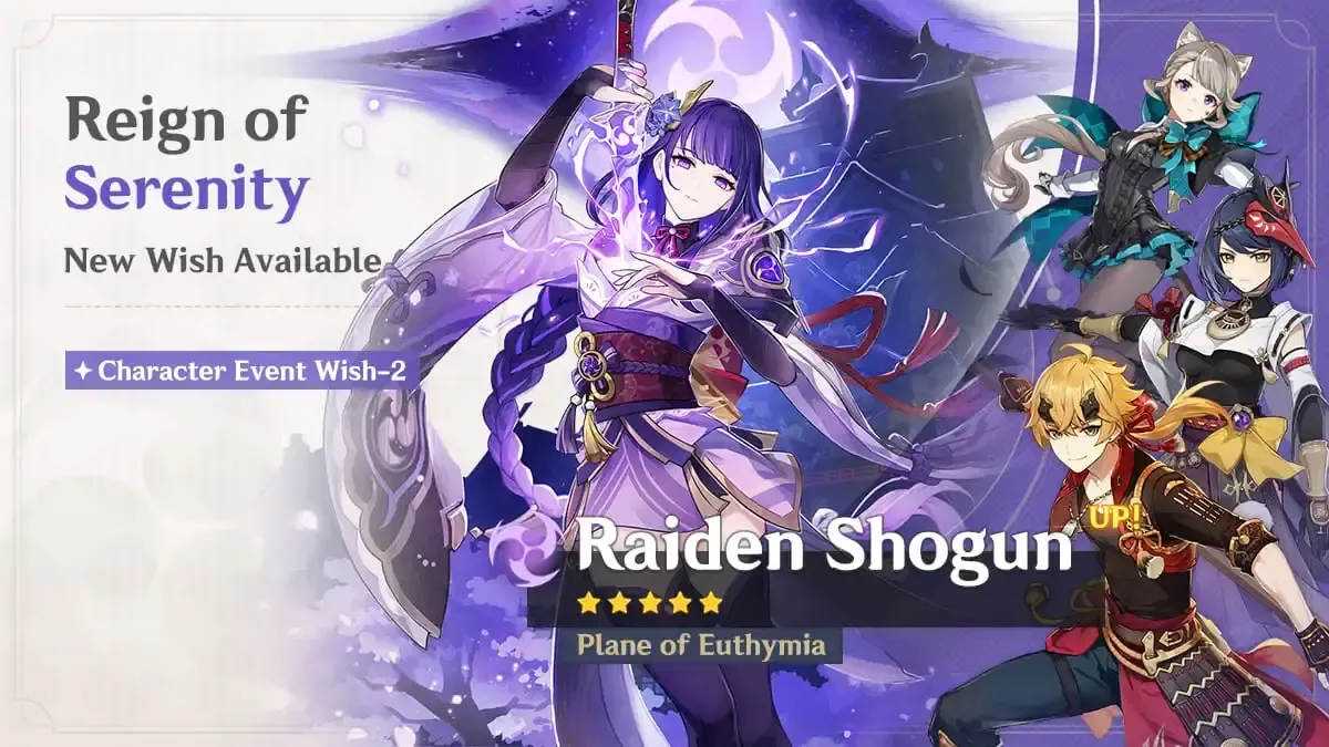  Raiden Shogun – Lôi Thần Bất Bại