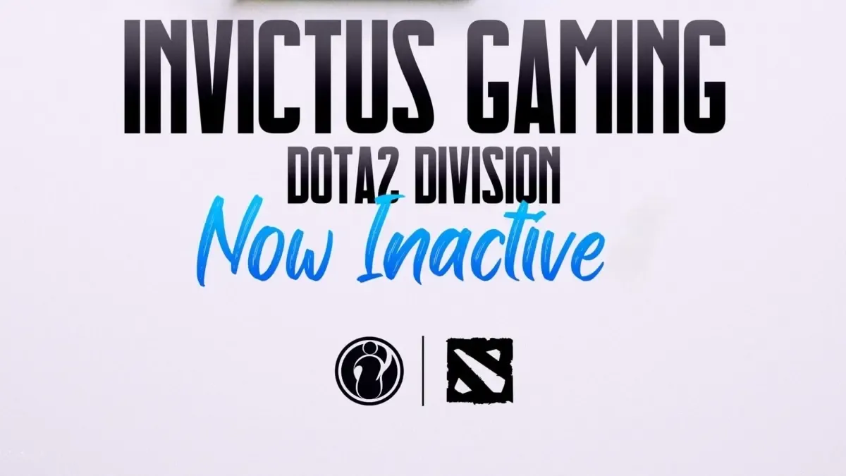 Invictus Gaming's Dota 2 division has gone inactive