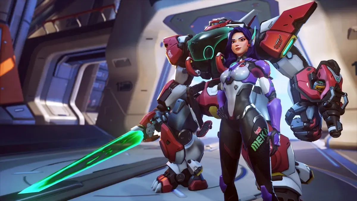 D.Mon and the mech Beast. 