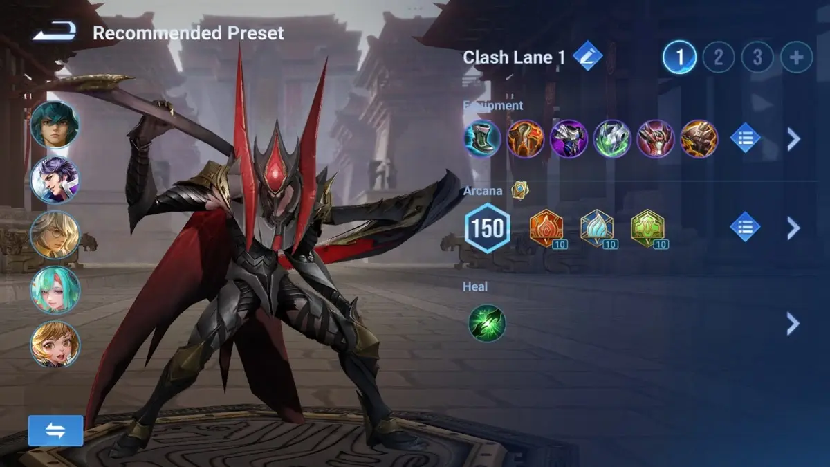 Image of Bai Qi overall build in Honor of Kings