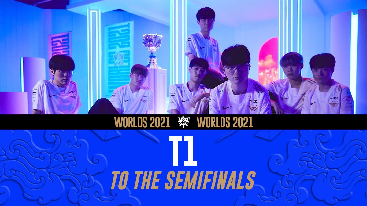 worlds 2021 t1 hanwha life esports