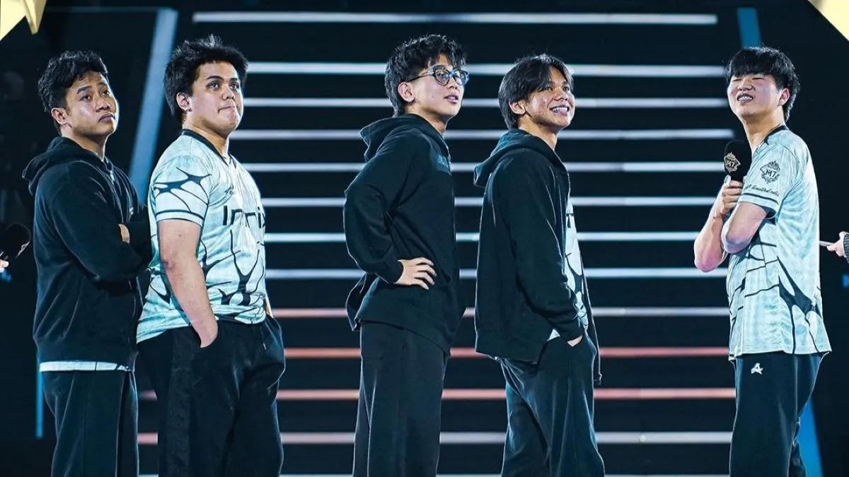 An image of Aurora Gaming PH at the M7 World Championship.