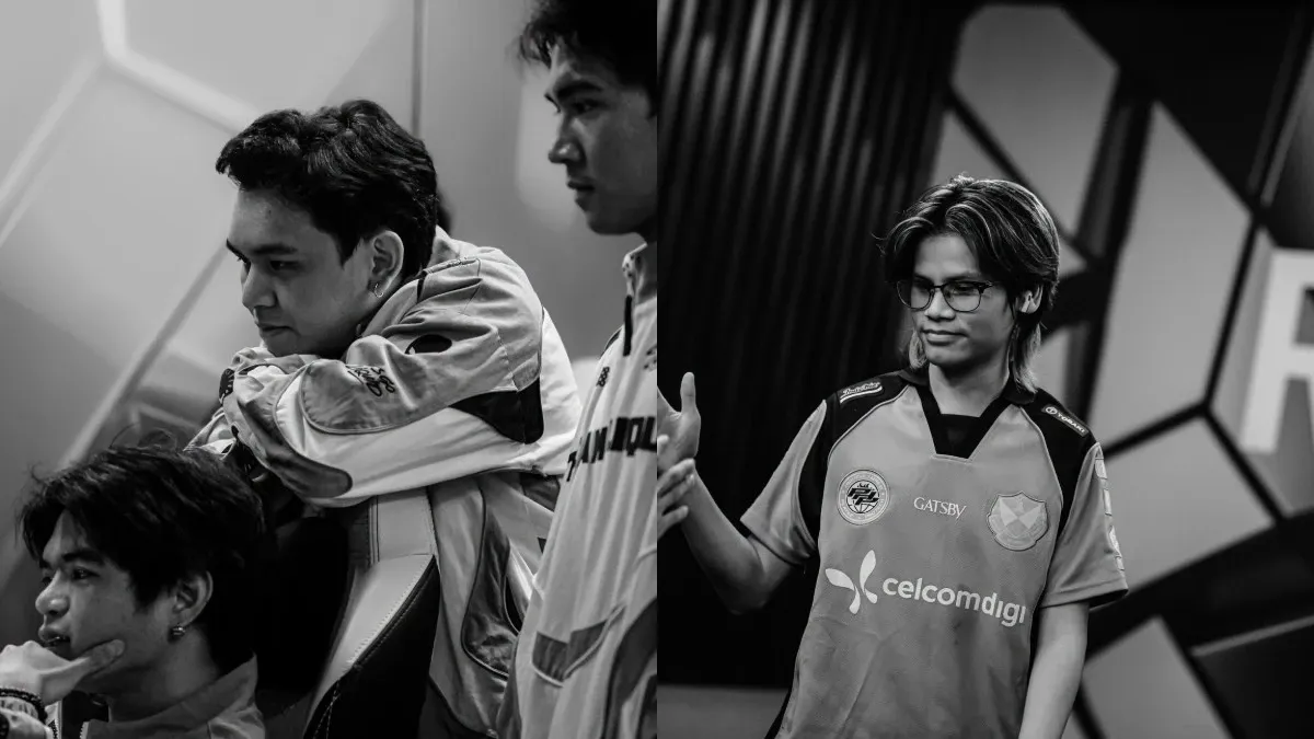 Images of Team Liquid PH and Selangor Red Giants.