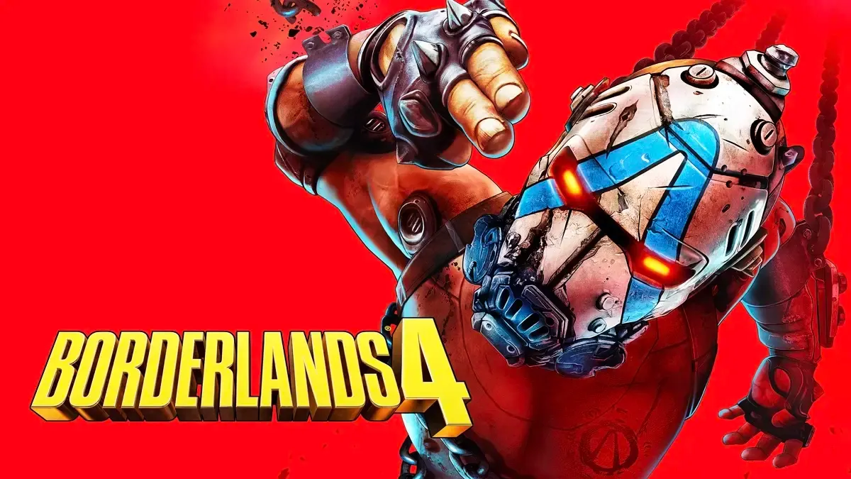 Borderlands 4 key visual, featuring a Psycho.