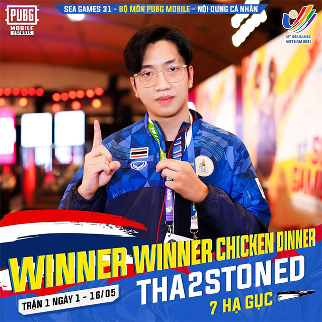 PUBG Mobile tại SEA Games 31 nội dụng Solo: ĐT Thái Lan phô diễn sức mạnh đáng gờm