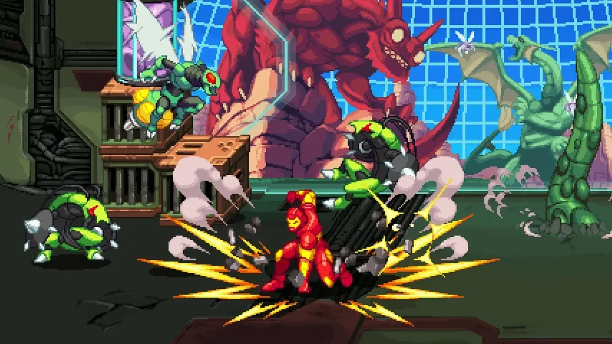 Marvel Cosmic Invasion gameplay screenshot.