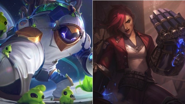 Vi và Maokai là hai vị tướng tận dụng khả năng của Ngọn Đuốc Thánh Quang tốt