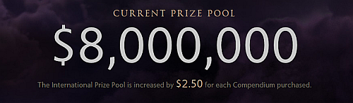 Dota 2 News Compendium Prize Pool Reaches 8 000 000 Model