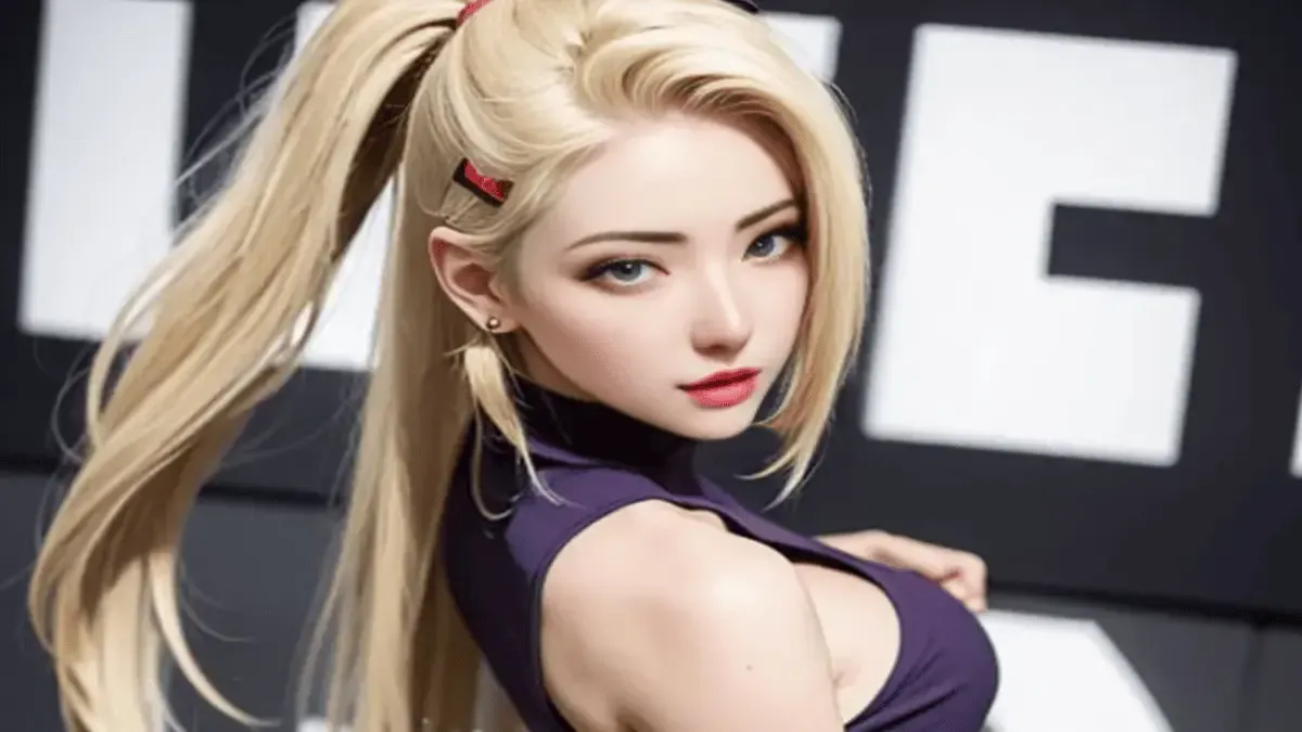 💫 Khi AI “phù phép” Ino Yamanaka – Từ kunoichi thân quen đến mỹ nhân hút hồn!