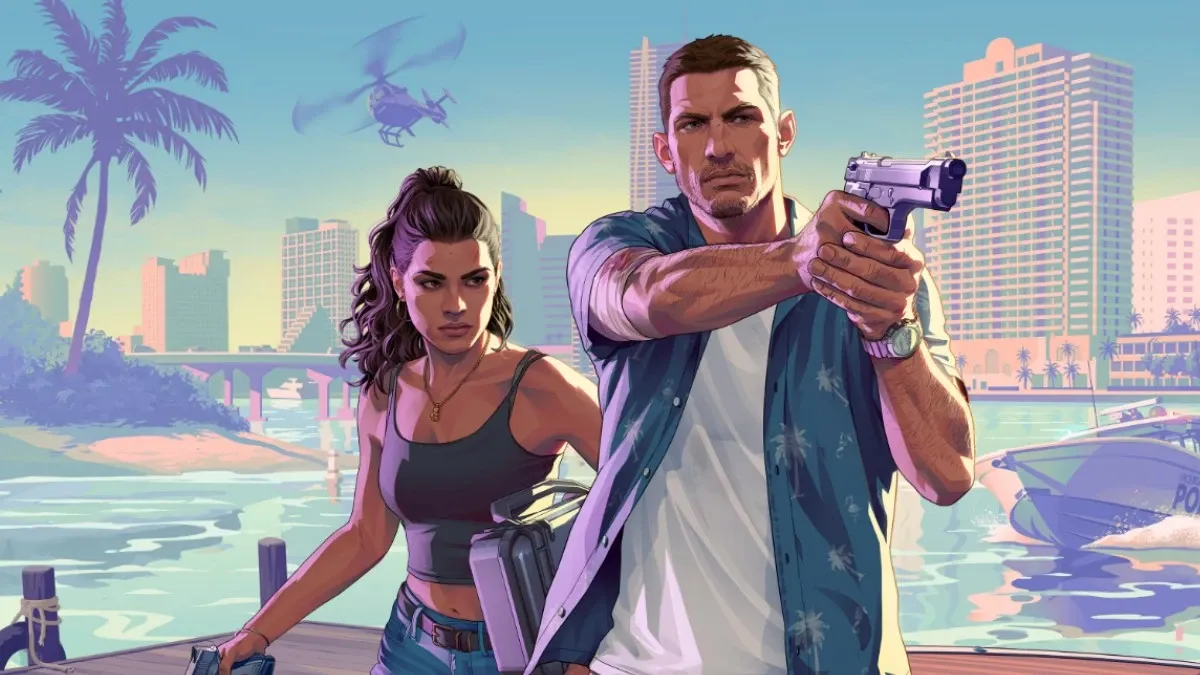 Official key visual of Grand Theft Auto VI