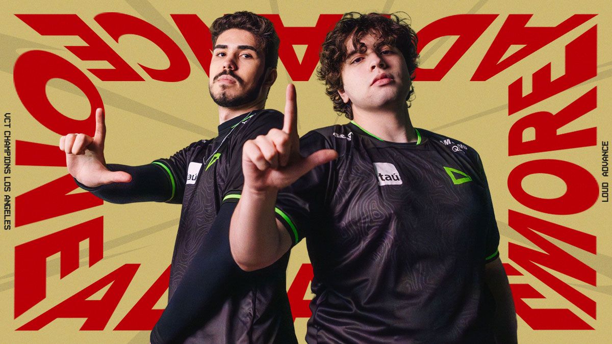 Banner of LOUD after winning decider match