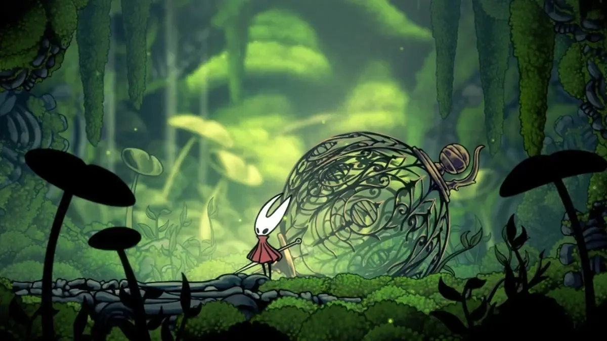 Screenshot from Hollow Knight: Silksong.