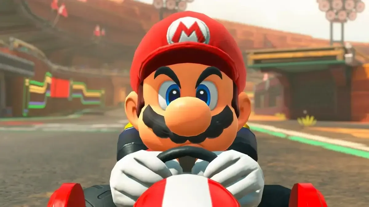 Mario's locked in - Mario Kart World.