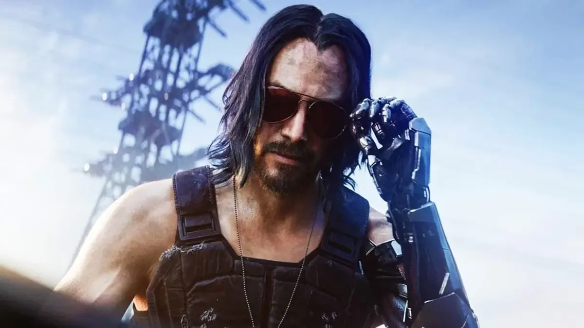 Johnny Silverhand in Cyberpunk 2077.