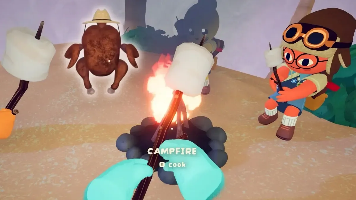 A teammate turns into rotisserie chicken in Peak.