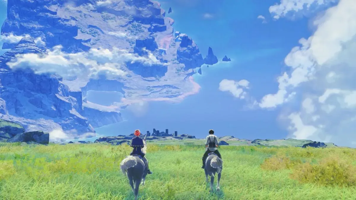 A screenshot from Xenoblade Genesis trailer