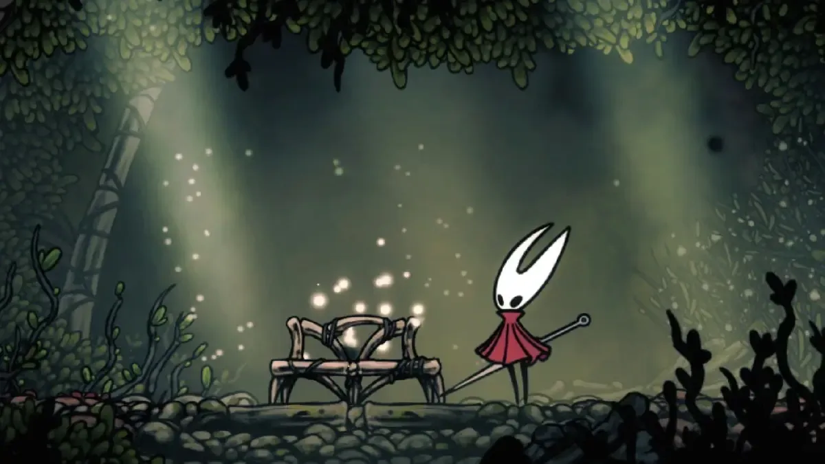 Hunter's March notorious trapped bench in Silksong.