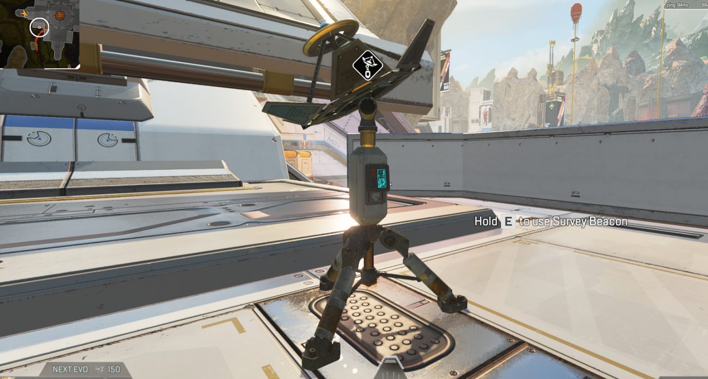Beware, enemies in range of the beacon will be able to tell when it is being used. (Image credit: EA)