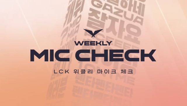 Mic-check trên kênh LCK không có tên BRION