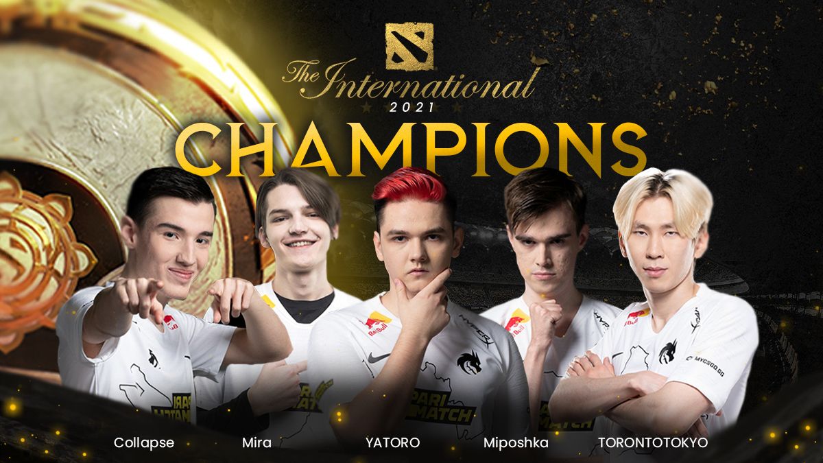 Tam Spirit TI10 champions 