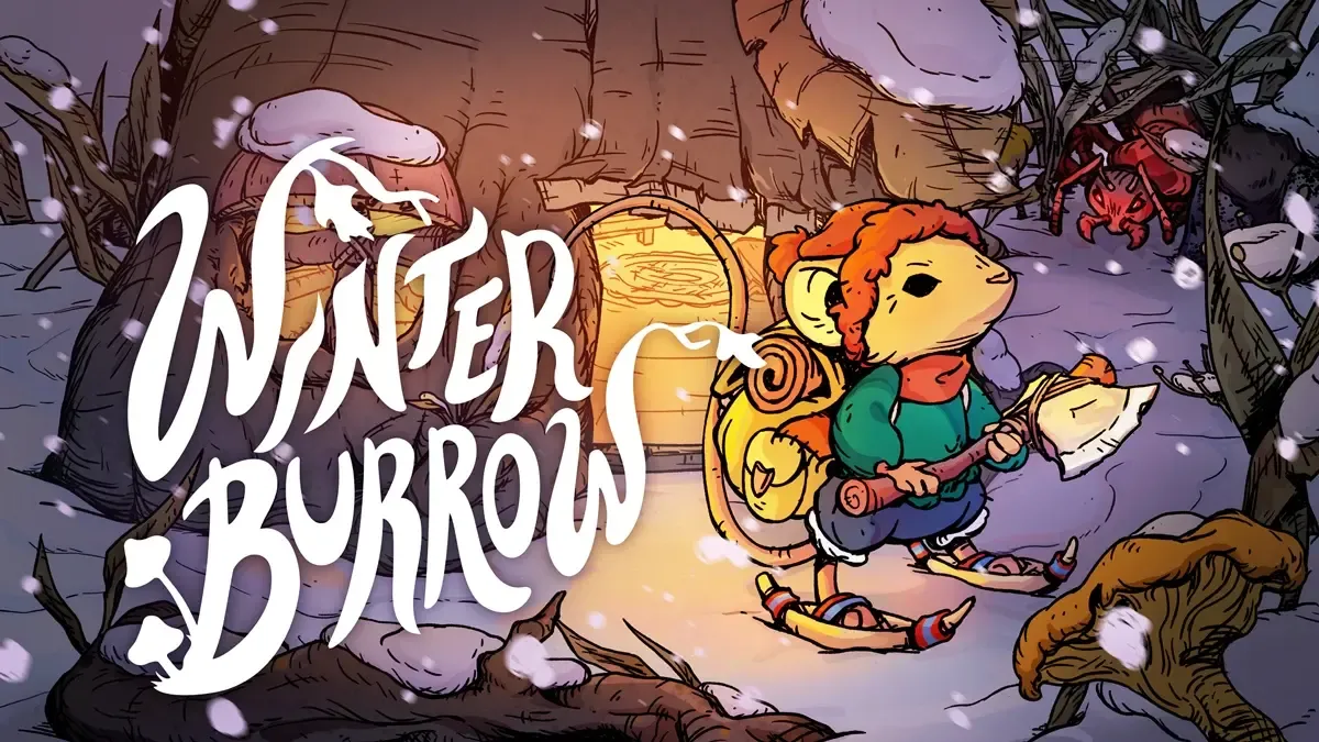 Winter Burrow cover art, featuring the playable rat.