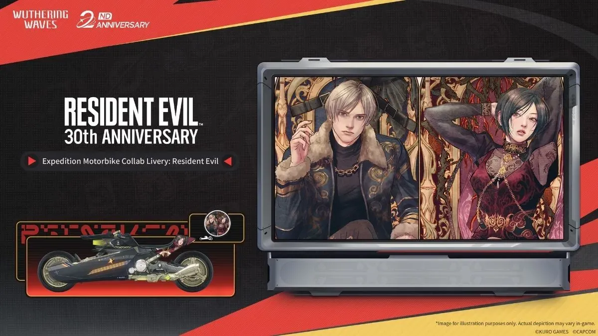 An image of WuWa x Resident Evil collab.