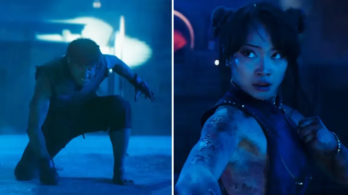 Evil Ryu and Chun-Li from the Street Fighter movie.
