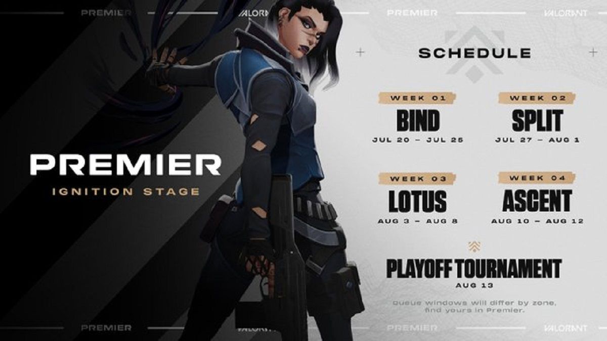 Banner of Premier Ignition Stage from Riot Games
