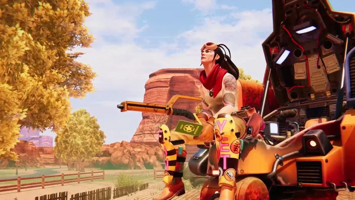 Clem on her raptor, while writing on her journal in Bounty Star.