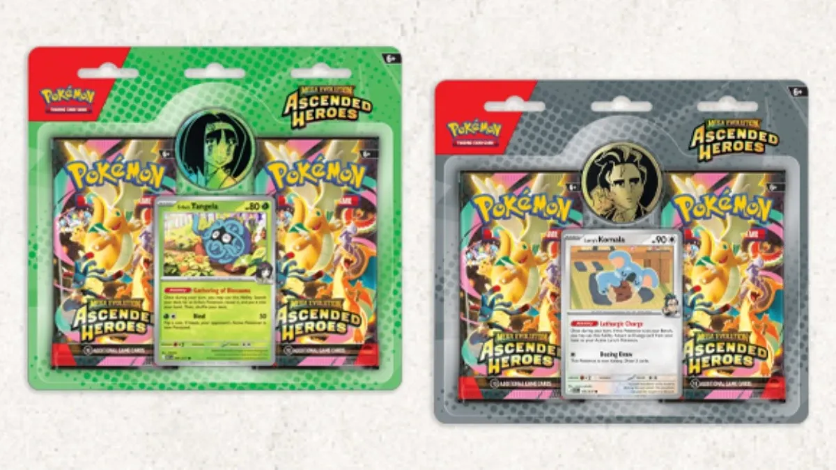 Pokémon TCG Mega Evolution–Ascended Heroes Erika/Larry collection US release gets delayed