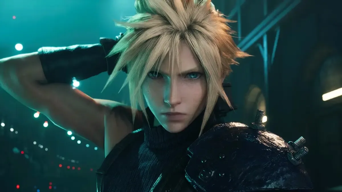 Cloud in Final Fantasy VII Remake.