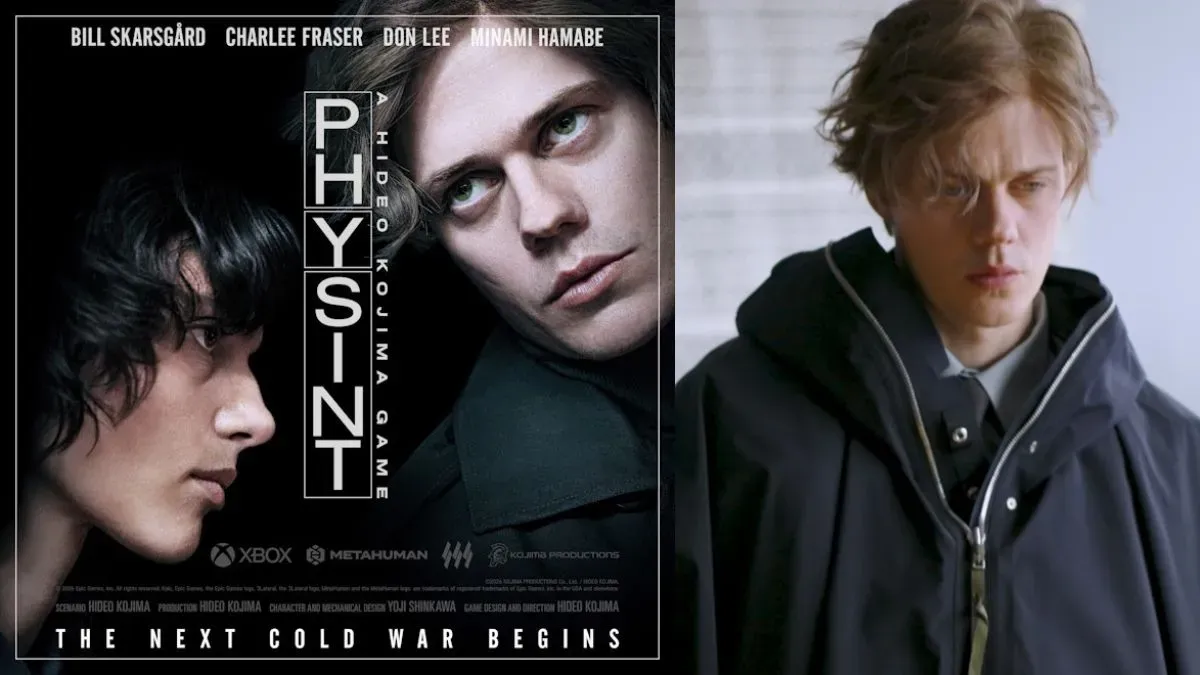 PHYSINT kv, Bill Skarsgård during photoshoot for PHYSINT