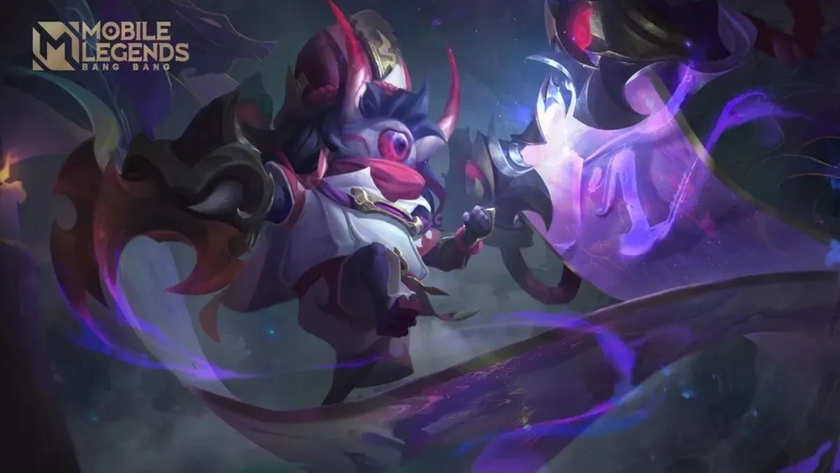 Splash art for the Mobile Legends hero Cyclops.