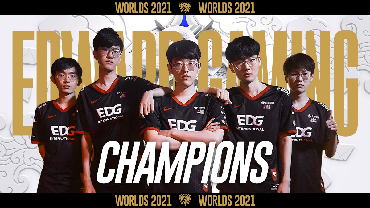 LoL: EDward Gaming, a EDG, é a grande campeã do Worlds 2021