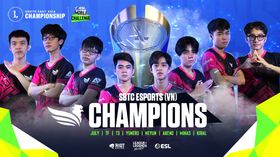 SBTC Esports champions of Wild Rift SEA Championship 2021