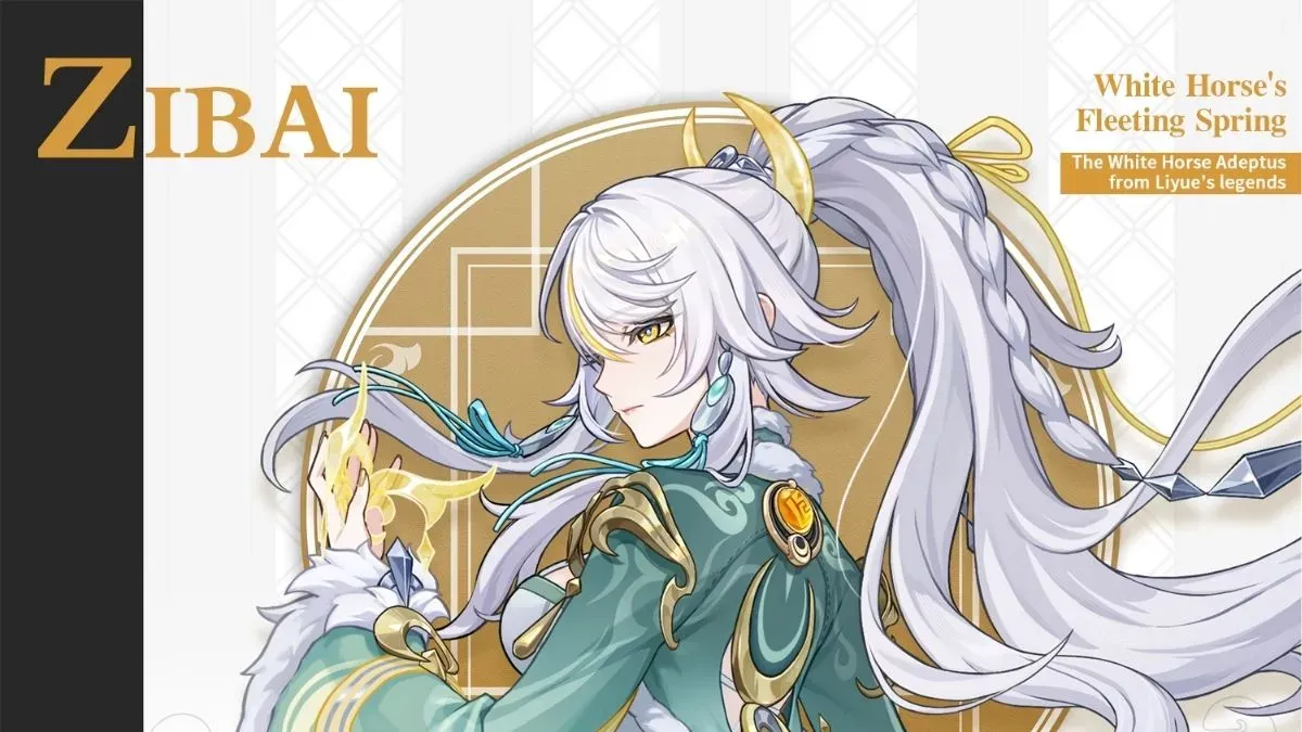Genshin Impact unveils Zibai as new playable character for Version Luna IV